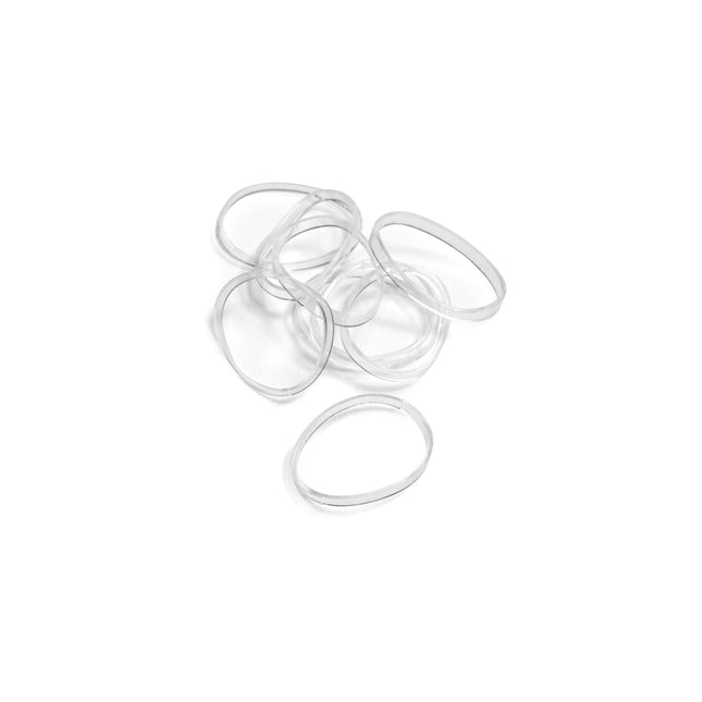 Silicone elastikker 15mm 50 stk