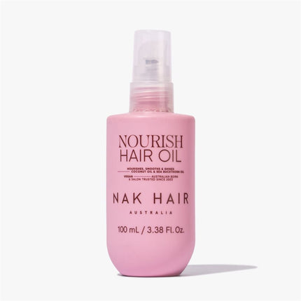 NAK Nourish Hair Oil 100ml NEW DESIGN