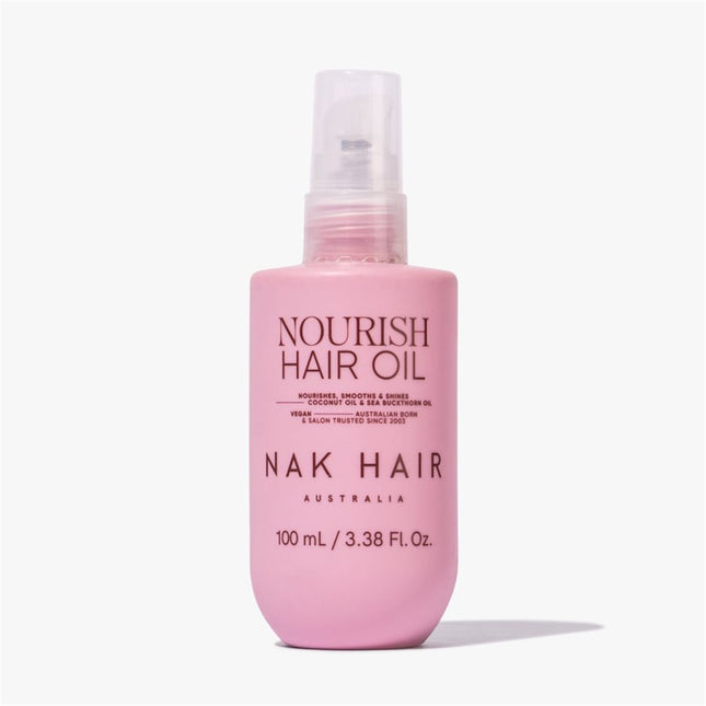 NAK Nourish Hair Oil 100ml NEW DESIGN
