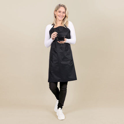 Farve forklæde Neon Sort BasicApron