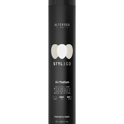 AlterEgo STYLEGO Air Medium Hairspray 500ml NEW DESIGN