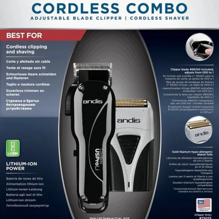 Andis Cordless Combo kit (Normalpris 2.495,-)