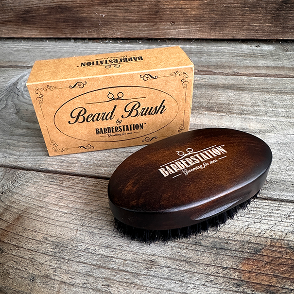 Barberstation Military Beard Brush NEW