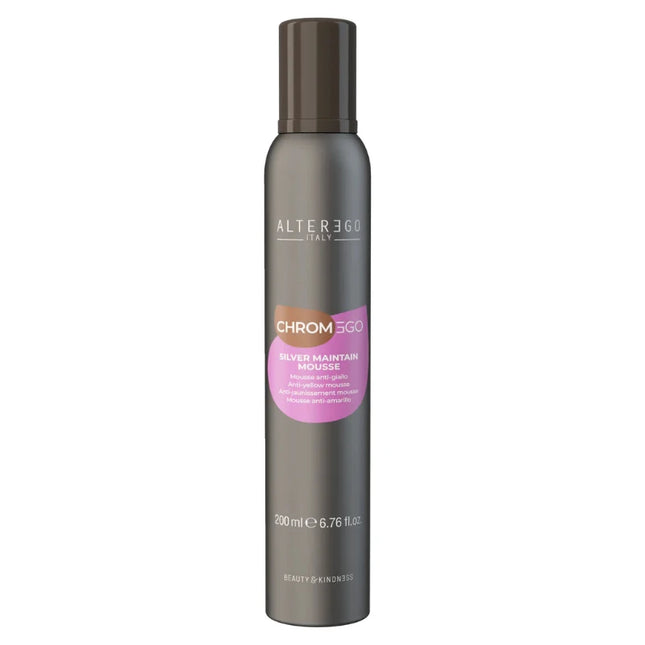 Alter Ego ChromEGO silver Maintain Mousse 200ml NEW DESIGN