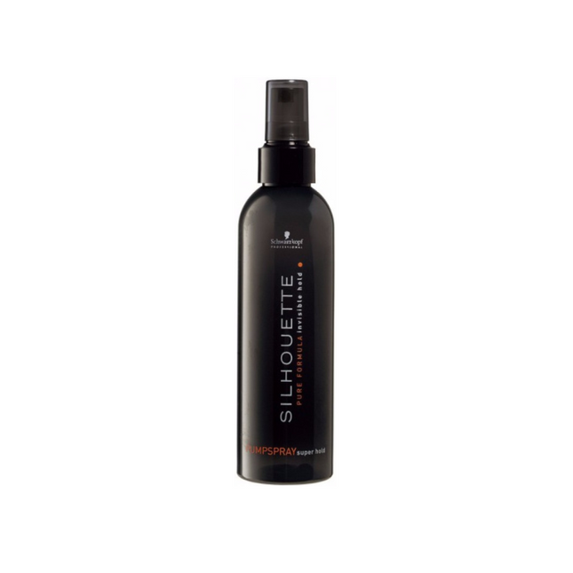 SILHOUETTE Pump Spray 200ml sort - strong hold