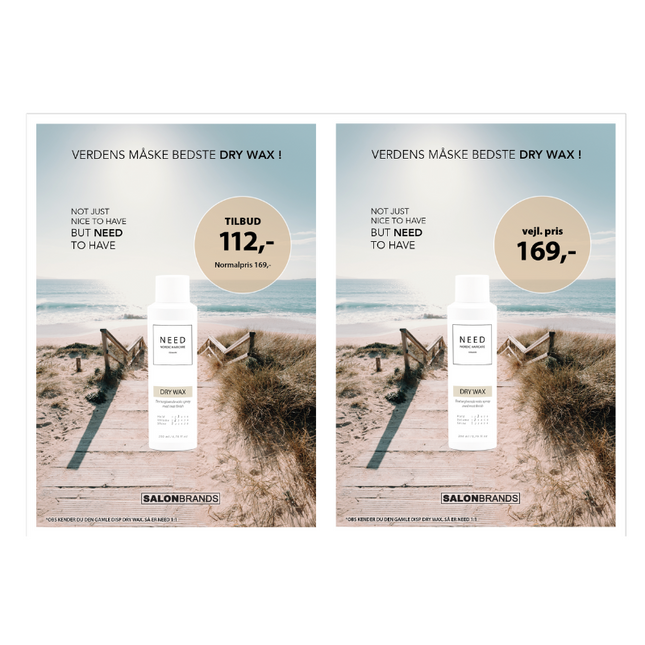 NEED A5 vejl.pris + tilbudspris