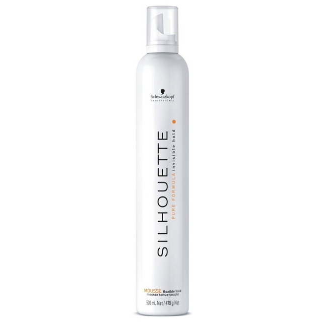 SILHOUETTE Mousse  500ml hvid - flex hold