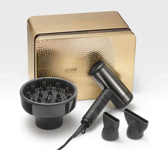 DIVA Atmos Dryer ULTRA 2 Compact m/softstyler STOR ATMOO5 Bestillingsvare