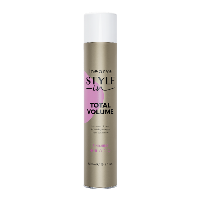 Inebrya STYLE-in TOTAL VOLUME Hairspray 500ml New Design