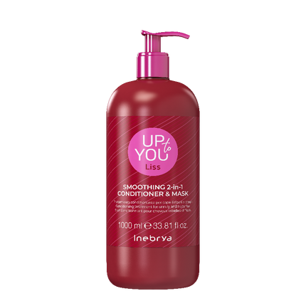 Inebrya UP TO YOU LISS SMOOTHING 2in1 conditioner/mask 1000ml (1+1 gratis)