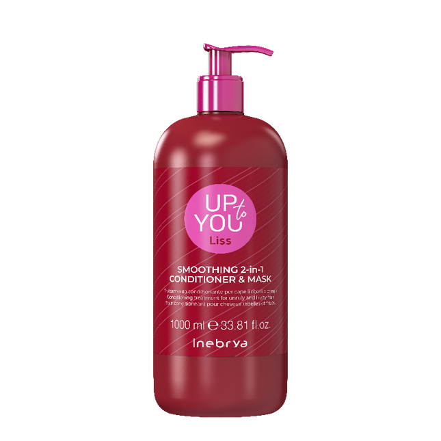 Inebrya UP TO YOU LISS SMOOTHING 2in1 conditioner/mask 1000ml (1+1 gratis)