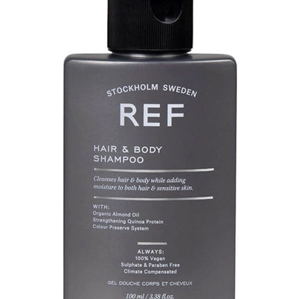 REF Hair&body shampoo 100ml Travelsize