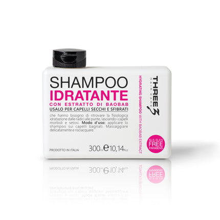 THREE3 Idrante shampoo 300ml OUTLET