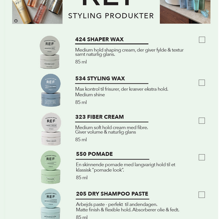 REF kundebrochure A5 Styling 2025