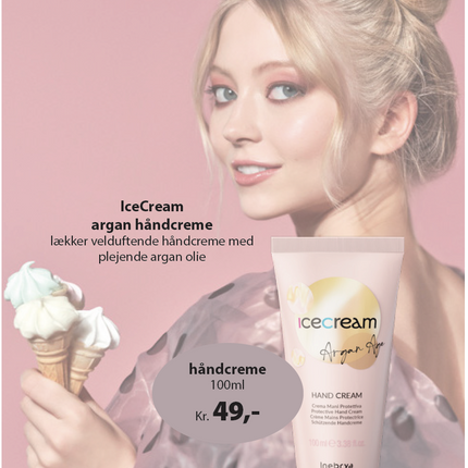A5 seddel IceCream håndcreme Vejl. pris