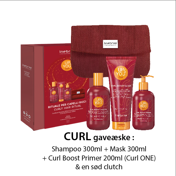 Inebrya UP TO YOU CURL KIT Gaveæske TILBUD (Værdi 450,-)