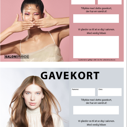 Gavekort SalonBrands 8stk