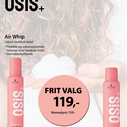 A5 Tilbudsseddel OSIS Mousse 119,-