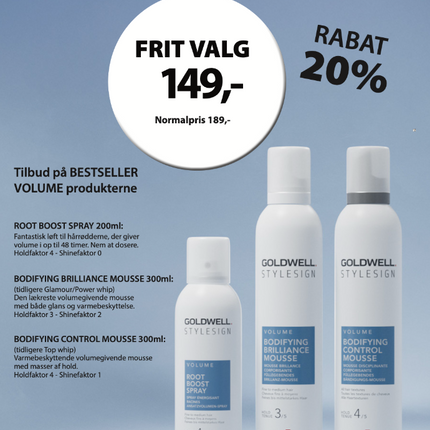 A5 Tilbudsseddel StyleSign Volume 149,-