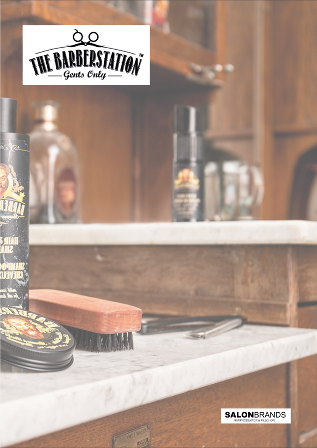 Barberstation kundebrochure A5