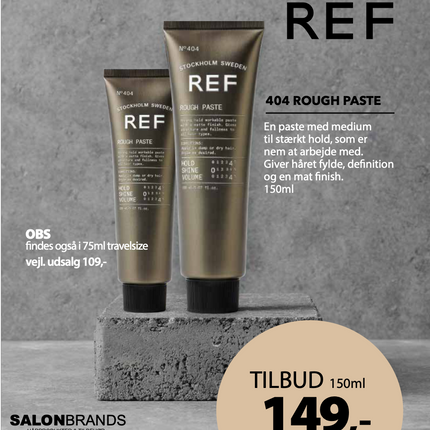 A5 Tilbudsseddel REF 404 Rough Paste 149,- (tur 8)