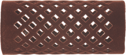 Velourcurler Brun 28mm 12stk