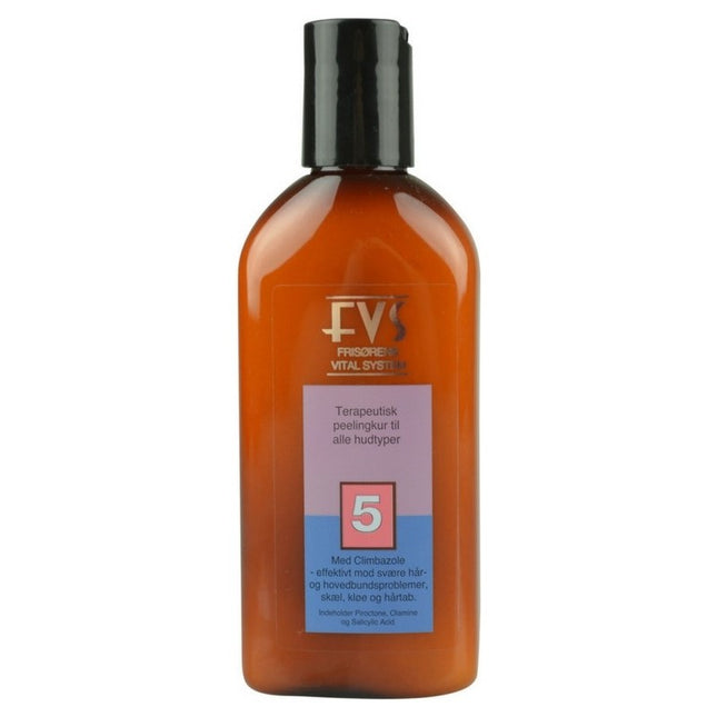 FVS 5 PEELING KUR  215ML (healing, effektiv til hud/hovedbund, skæl, kløe/hårtab)