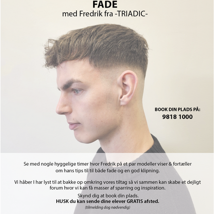 Hår&Hygge (Fade/klip) mandag 18/1-27 kl. 9.30-11.30 SalonBrands, Sofiendalsvej 83, Aalborg SV