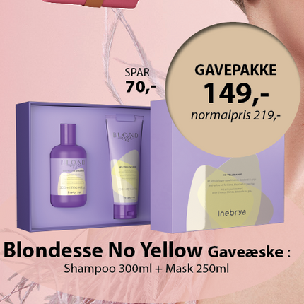 BLONDesse No Yellow Shampoo+mask GAVEÆSKE (værdi 219,-)