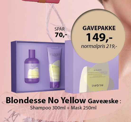 BLONDesse No Yellow Shampoo+mask GAVEÆSKE (værdi 219,-)