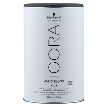 Igora Vario Blond Plus (Blå lysningspulver) 450gr afblegning