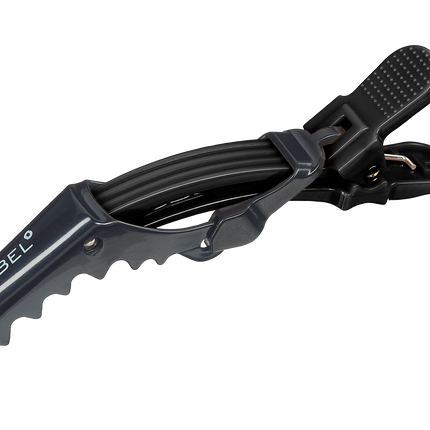 Sibel Strong Clips 6 stk Sort 9cm NETTO